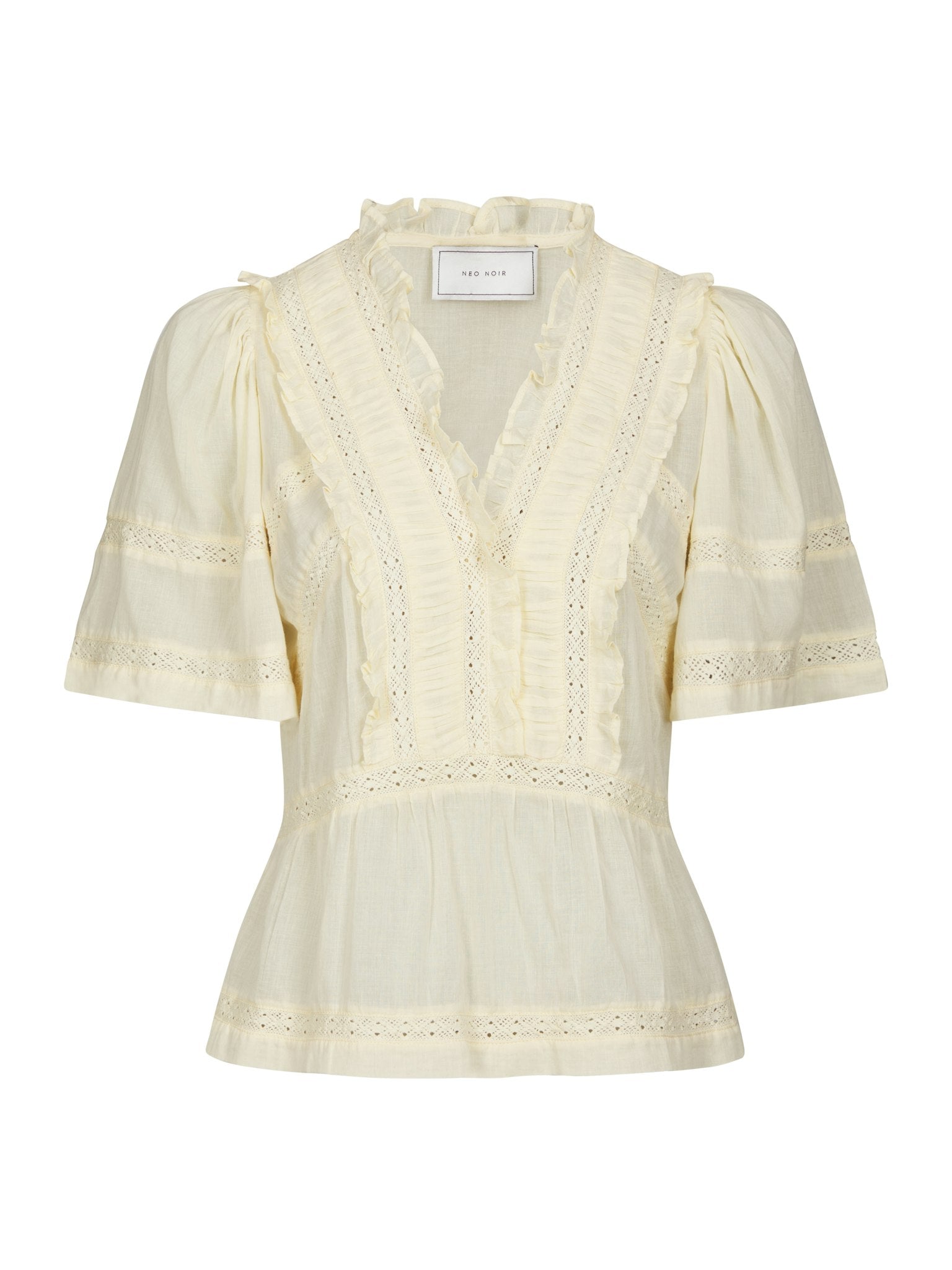 Evienne S Voile Top - Butter Yellow