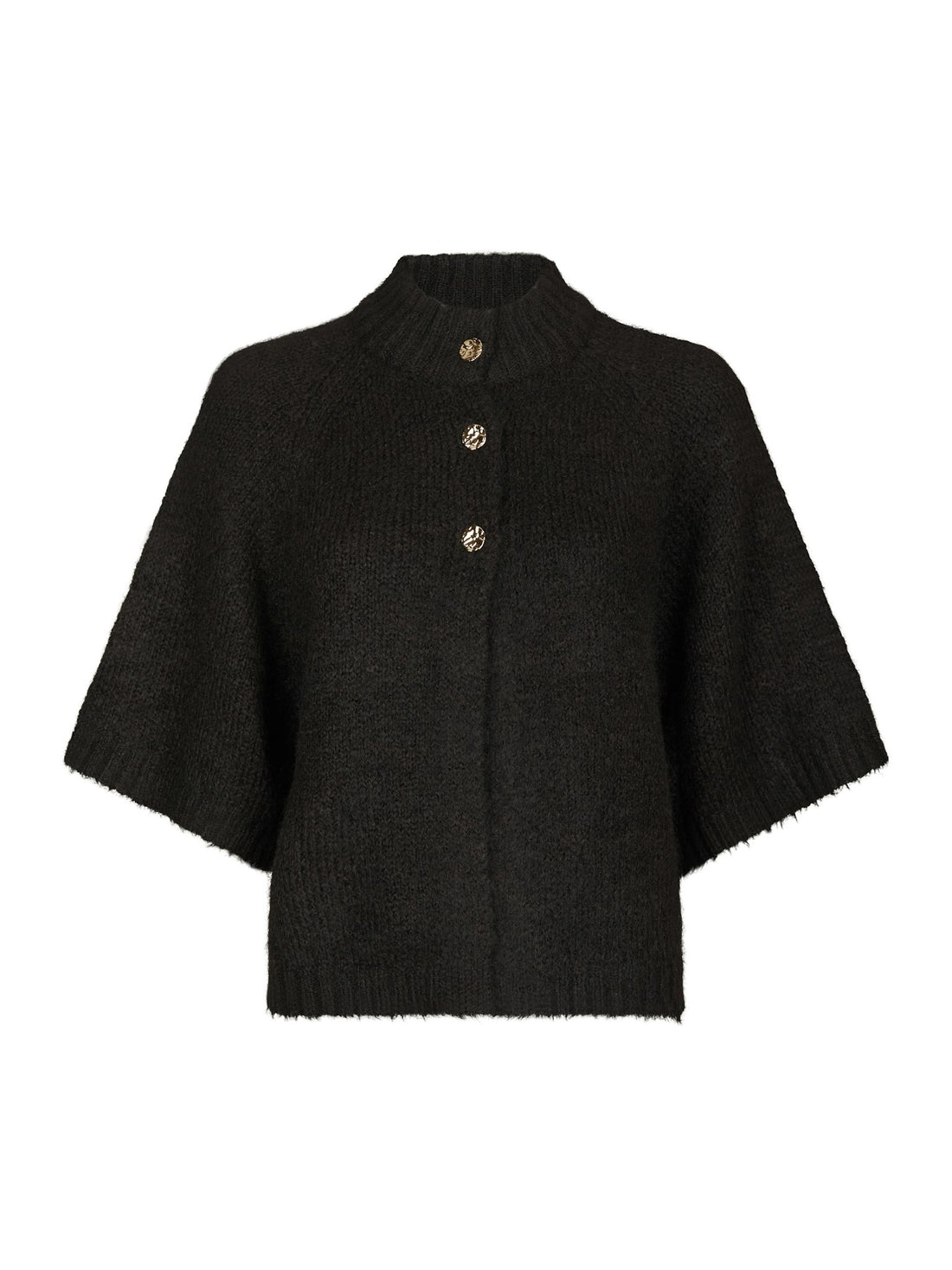 Benuta Fluffy Knit Cardigan - Dark Brown