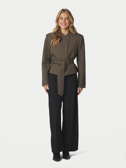 Kailyn Structure Blazer - Dusty Brown