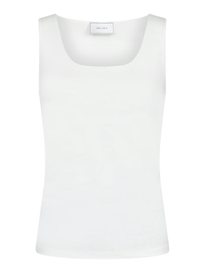 Sophia Jersey Top - Off white