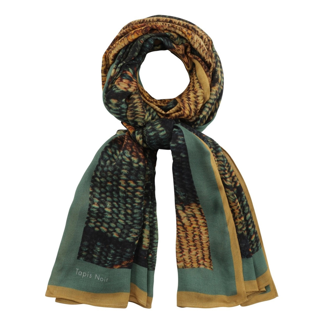 Long Lemon Tapestry Scarf