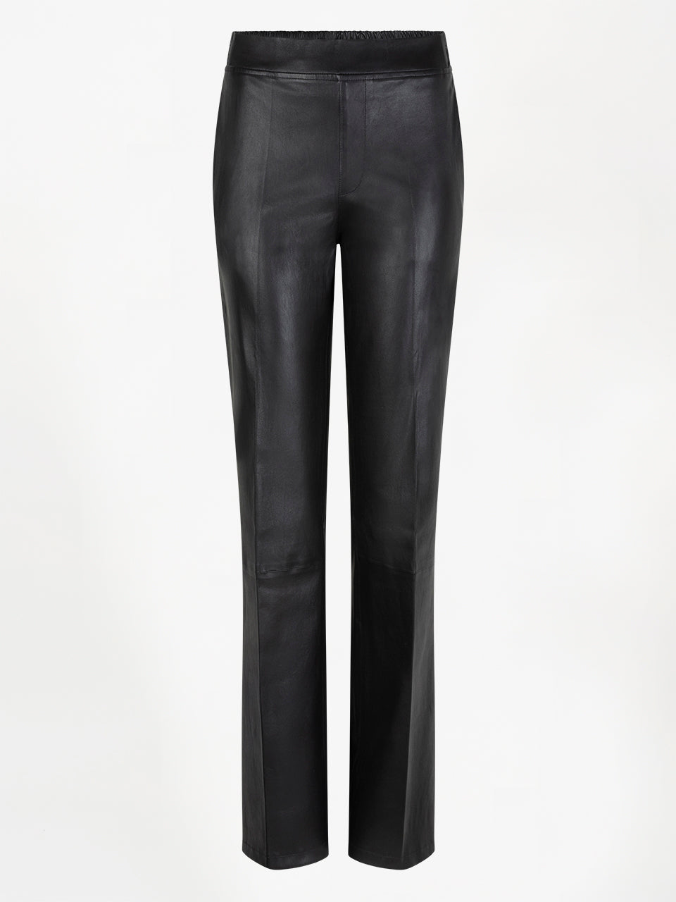 Lova Stretch Leather Pants - Raven