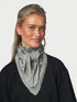Lolana Paisley Knit Scarf - Grey Melange