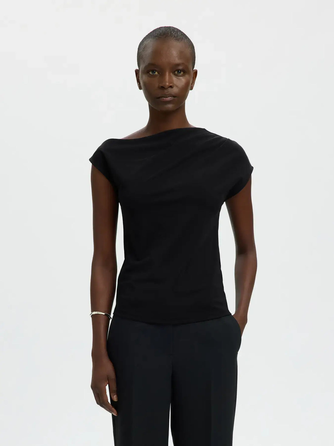 SLFmolly SS Top - Black