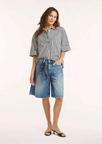 Maureen Blouse - Bullet Blue