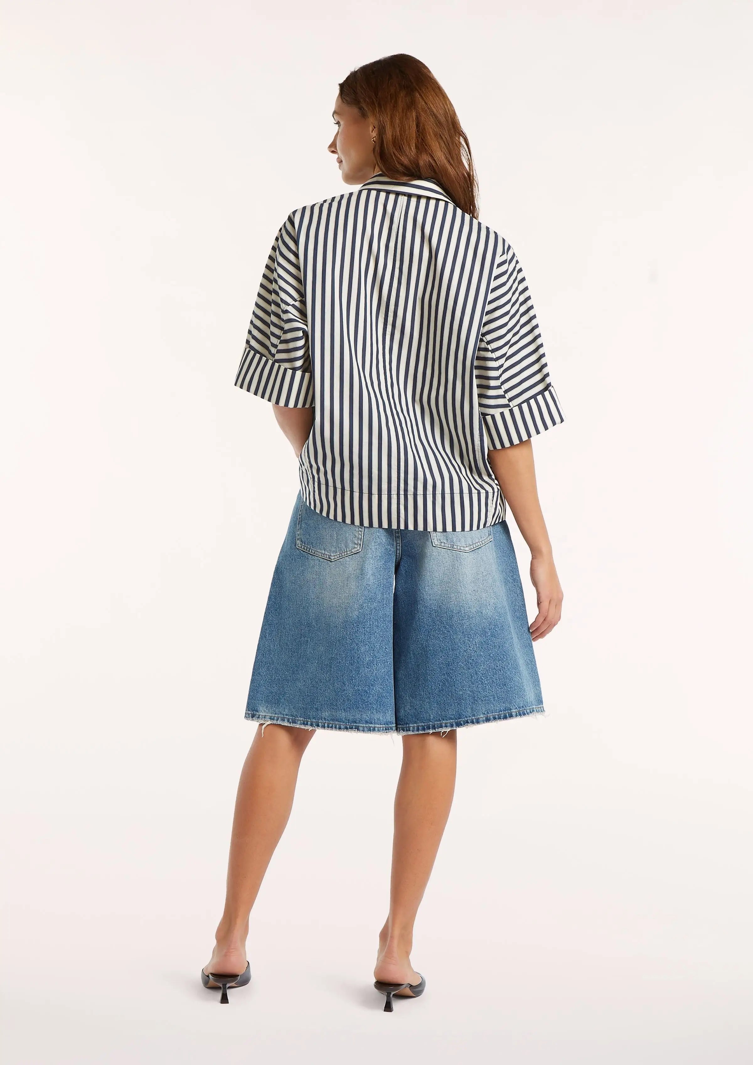 Maureen Blouse - Bullet Blue