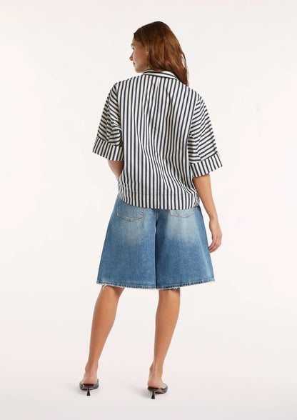 Maureen Blouse - Bullet Blue