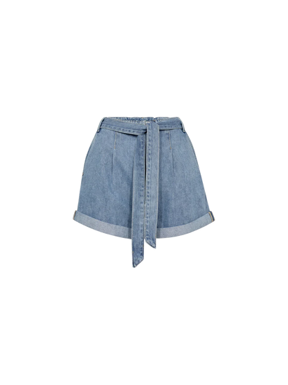 MMMeggi Denim Shorts - Light Blue