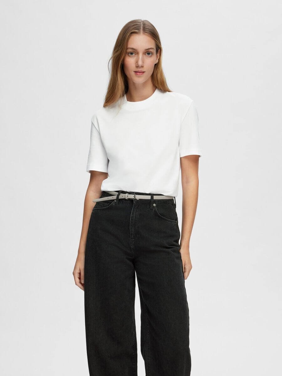 Relax Colwoman ss mock - Bright White
