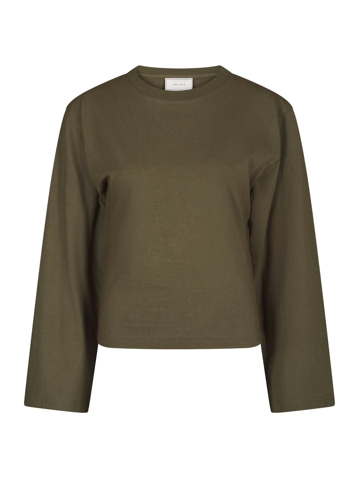 Paska Boxy Long Tee - Army