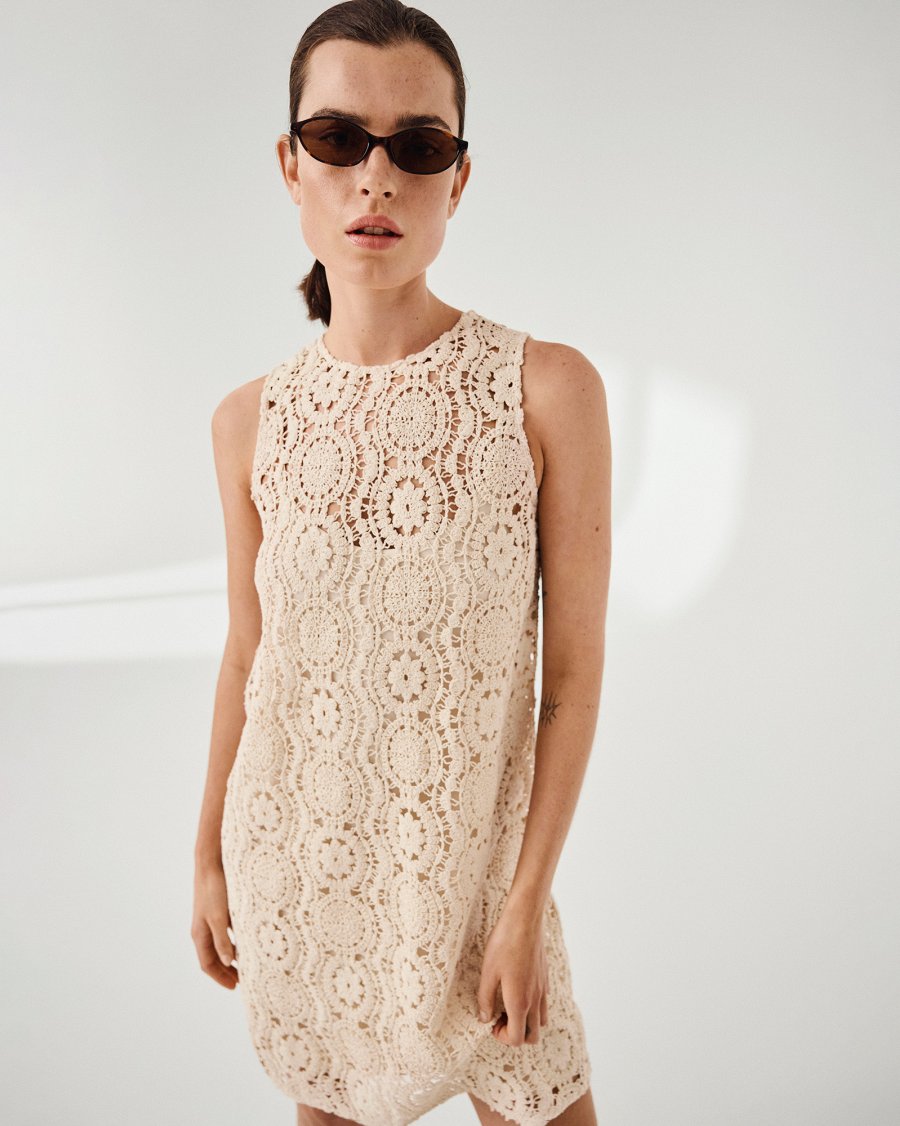 MschBaxter SL Dress - Bleached Sand