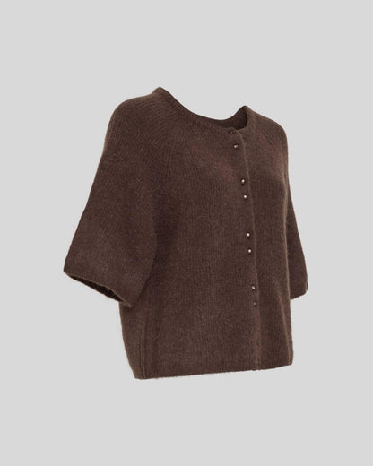 MschBondie Hope 2/4 Cardigan - Hot Fudge