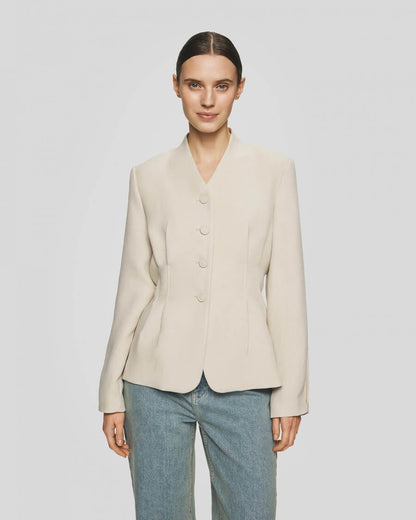 MSCHEsteriane Blazer - Oatmeal Melange