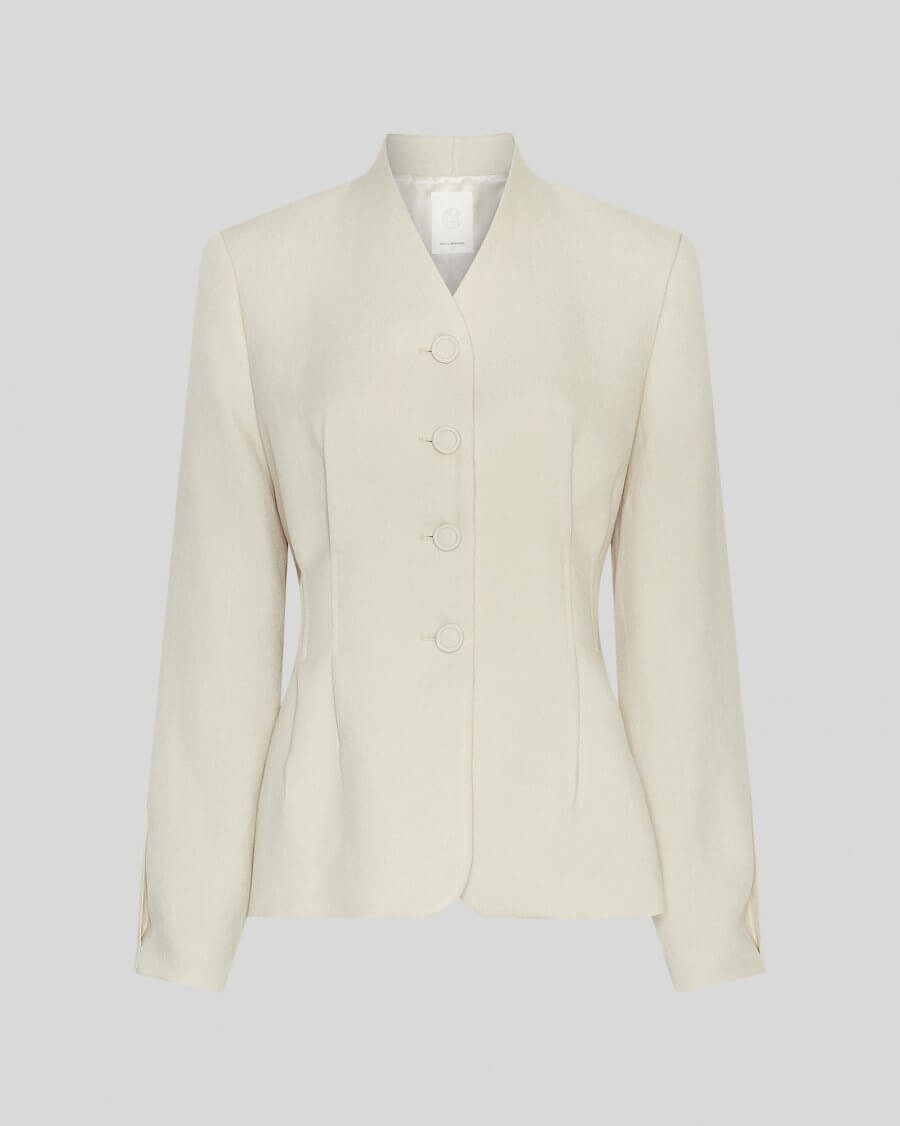 MSCHEsteriane Blazer - Oatmeal Melange