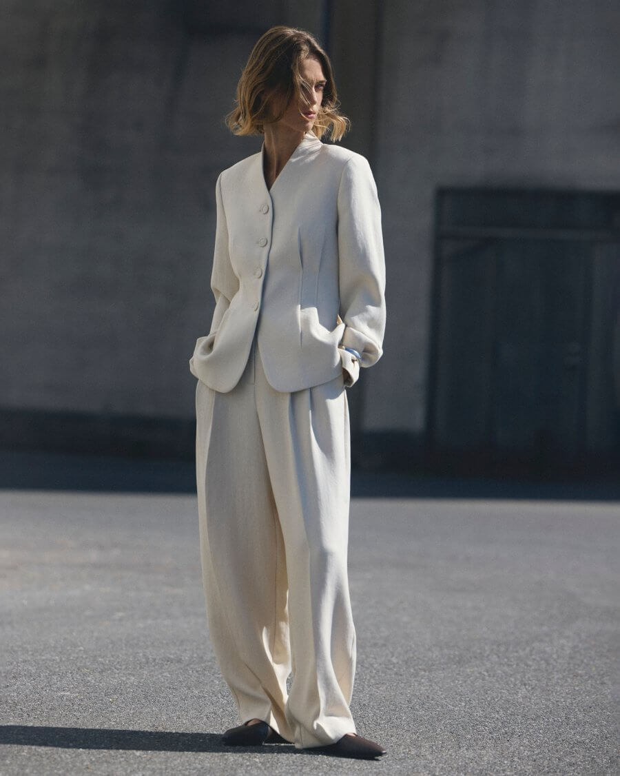MSCHEsteriane Blazer - Oatmeal Melange