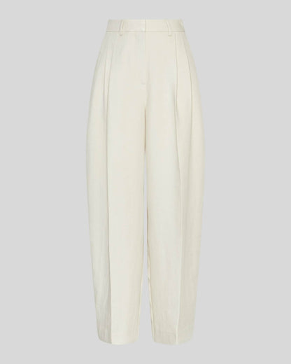 MSCHEsteriane HW Pants - Oatmeal Melange