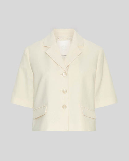 MschKeeley Edelmira 2/4 Blazer - Bleached Sand