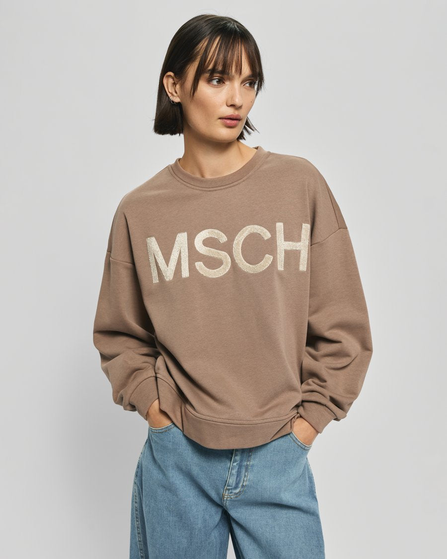 MschMela Briena MSCH Sweatshirt - Moutain T/Oatm
