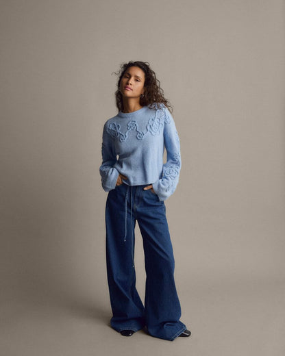 MschMiabelle Hope Pullover - Windsurfer/FLWR