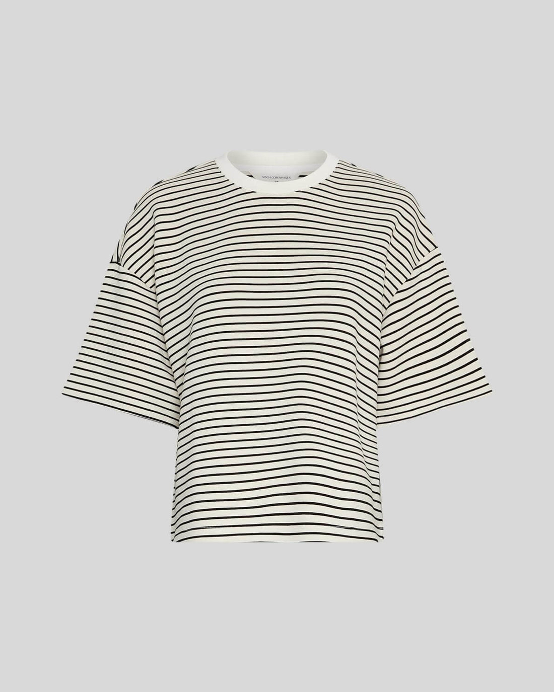 MSCHNilda Ima Q SS Sweatshirt - Oatmeal/Black