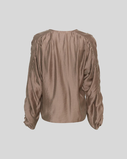 MschRamona Rikkelia Volume Shirt - Mountain