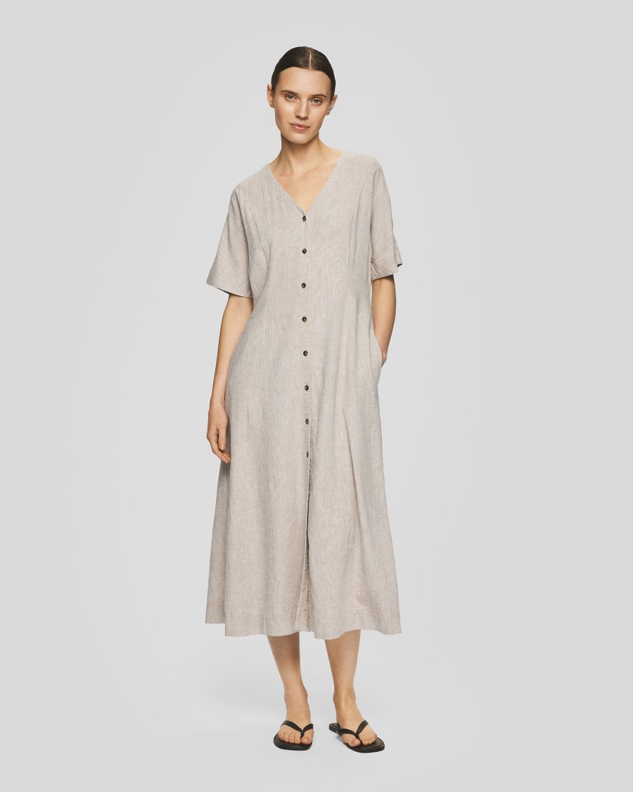 MSCHViana Ginia 2/4 Dress - Sand Melange