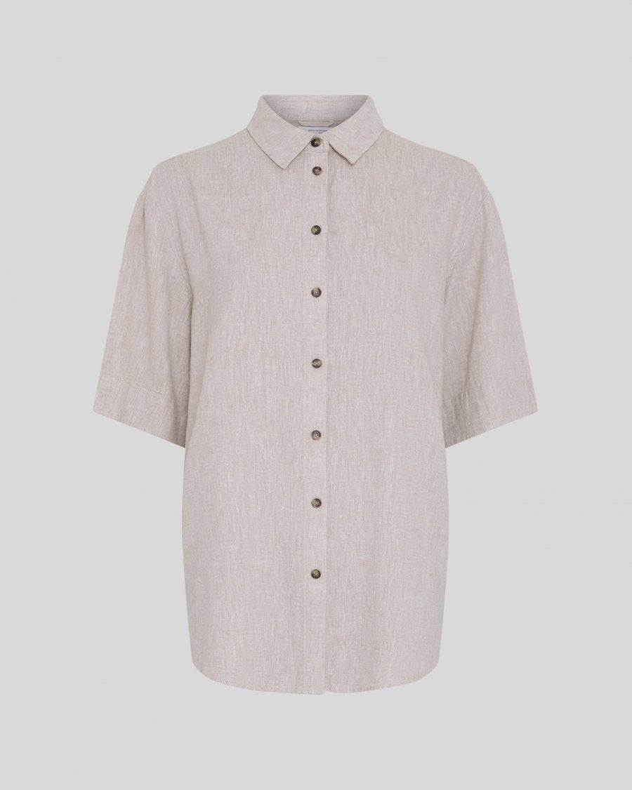 MSCHViana Ginia 3/4 Shirt - Sand Melange