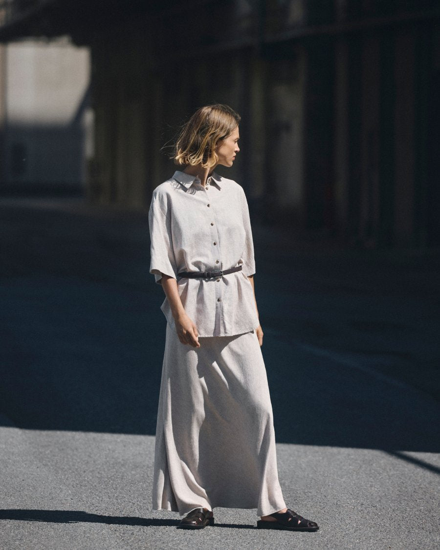 MSCHViana Ginia 3/4 Shirt - Sand Melange