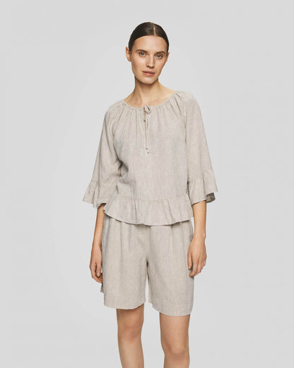 MSCHViana Ginia HW Shorts - Sand Melange