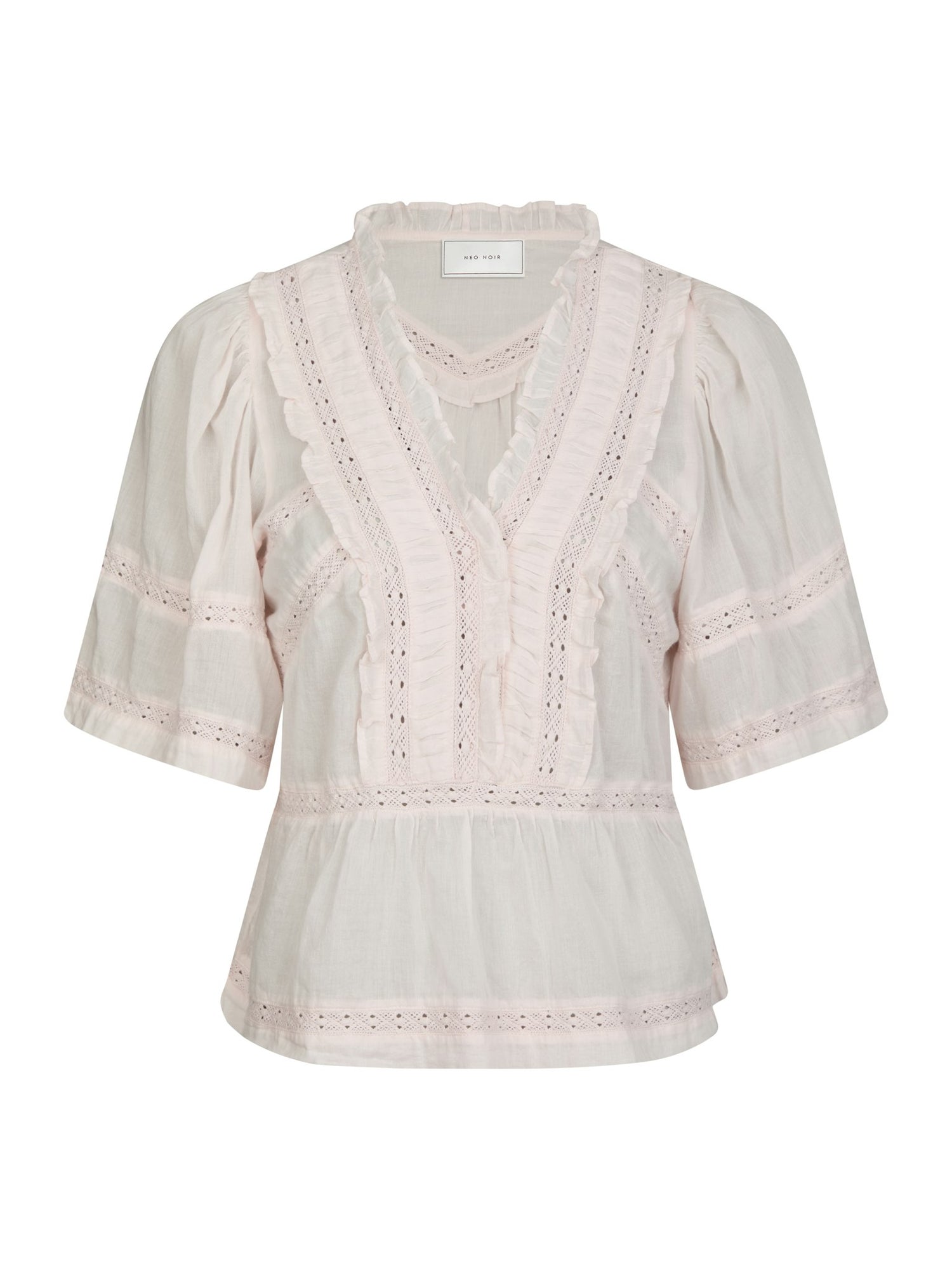 Evienne S Voile Top - Light pink