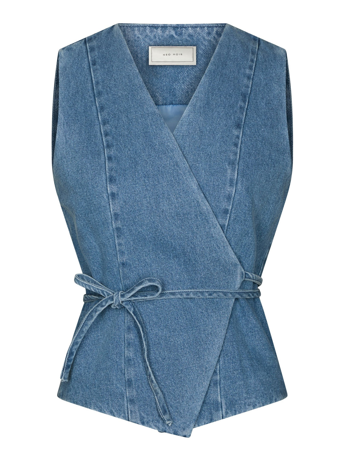 Samara Denim Waistcoat - Blue