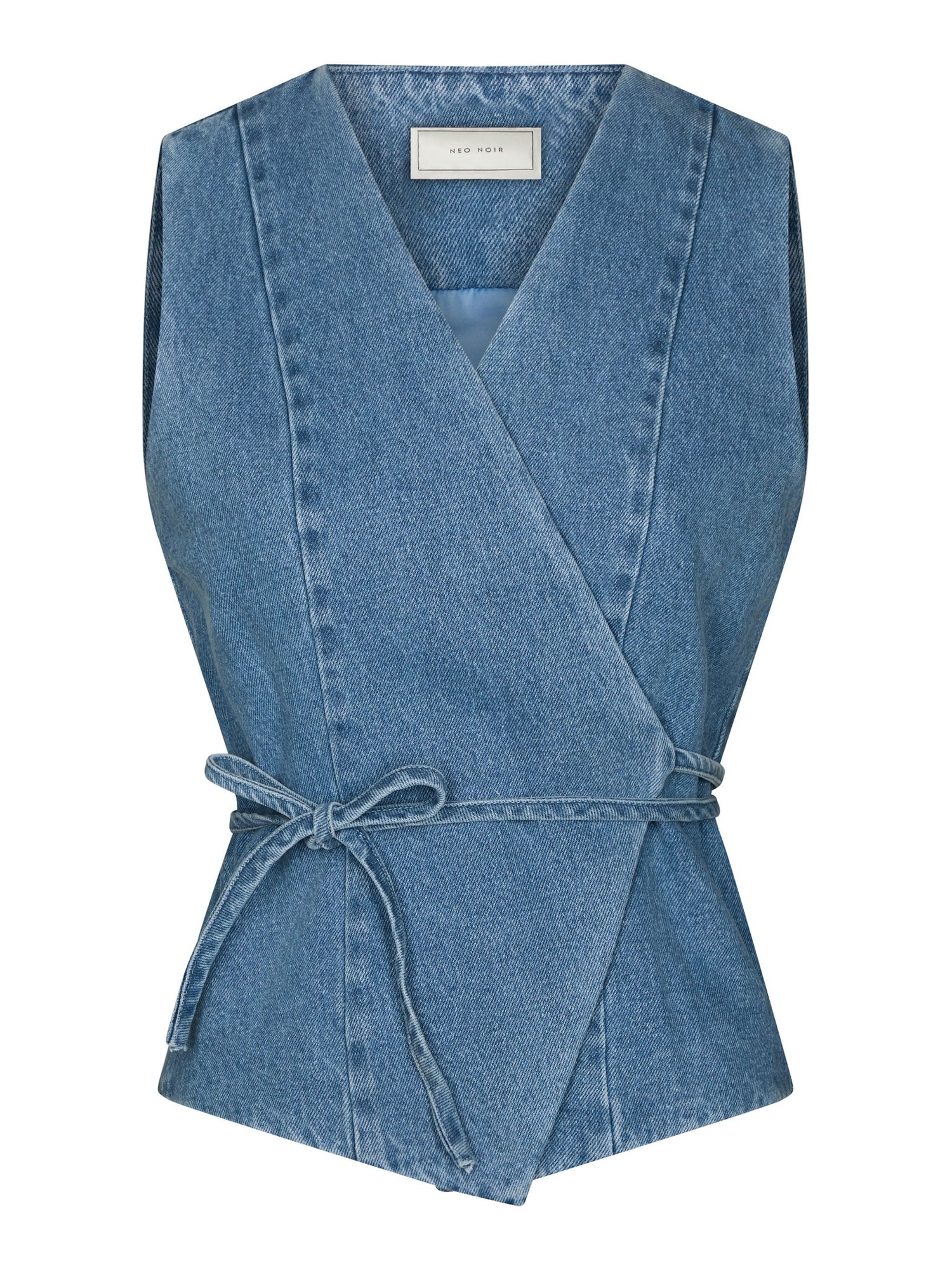 Samara Denim Waistcoat - Blue