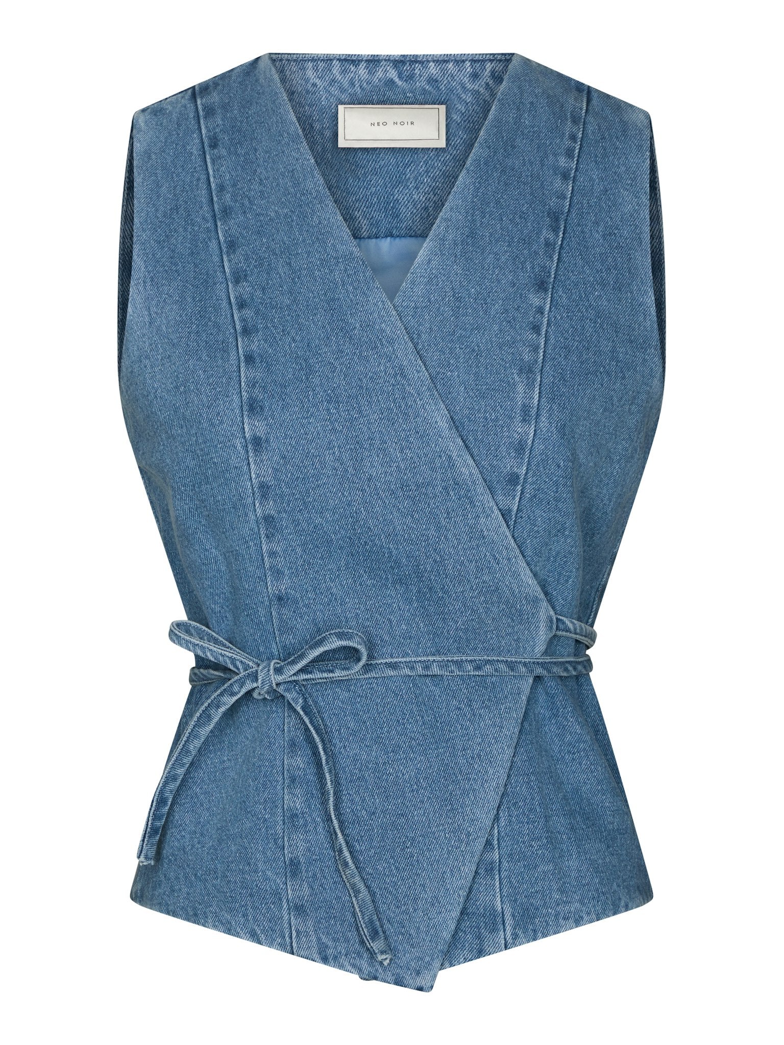 Samara Denim Waistcoat - Blue