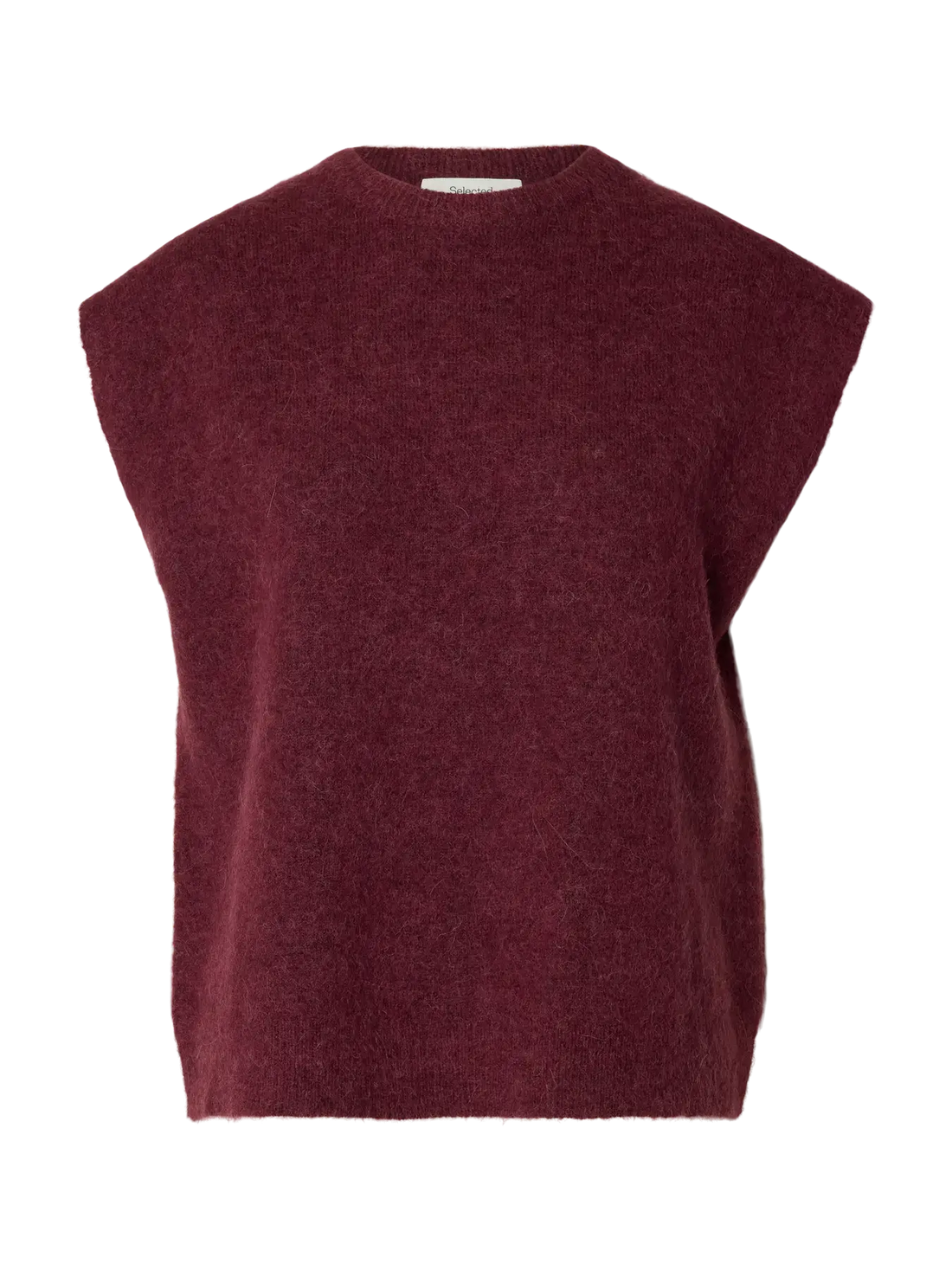 SLFlulu SL Knit Vest Noos - Tawny Port