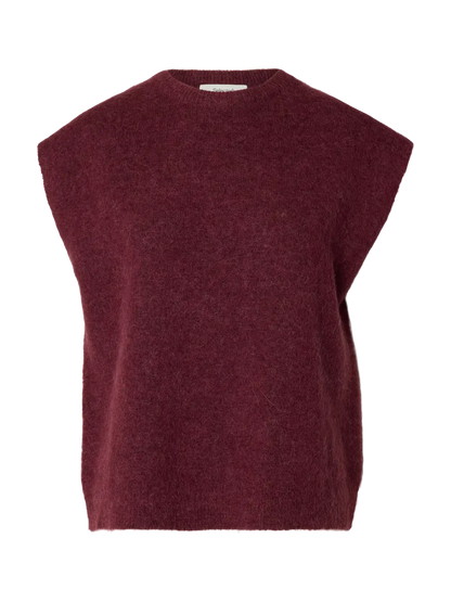 SLFlulu SL Strickweste Noos - Tawny Port