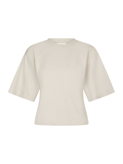 Asha Boxy Tee - Ivory