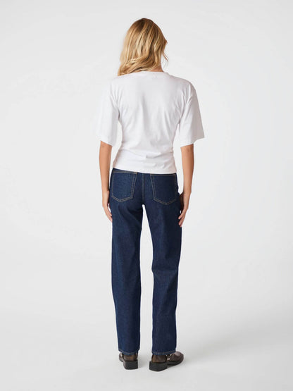Asha Boxy Tee - White