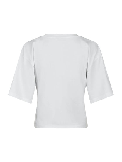 Asha Boxy Tee - White
