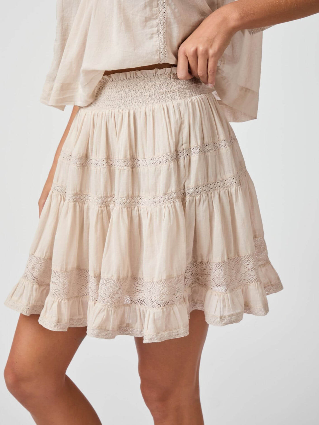 Callia S Voile Skirt - Ivory