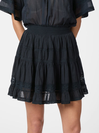 Callia S Voile Skirt - Navy