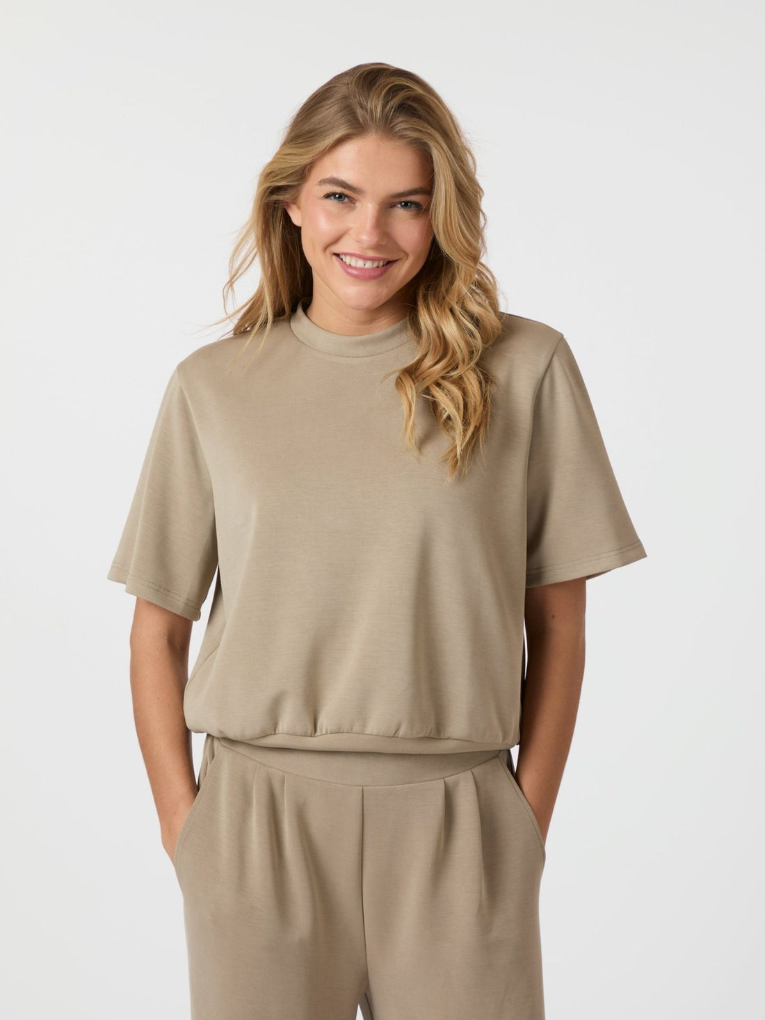Clove Soft Tee - Taupe
