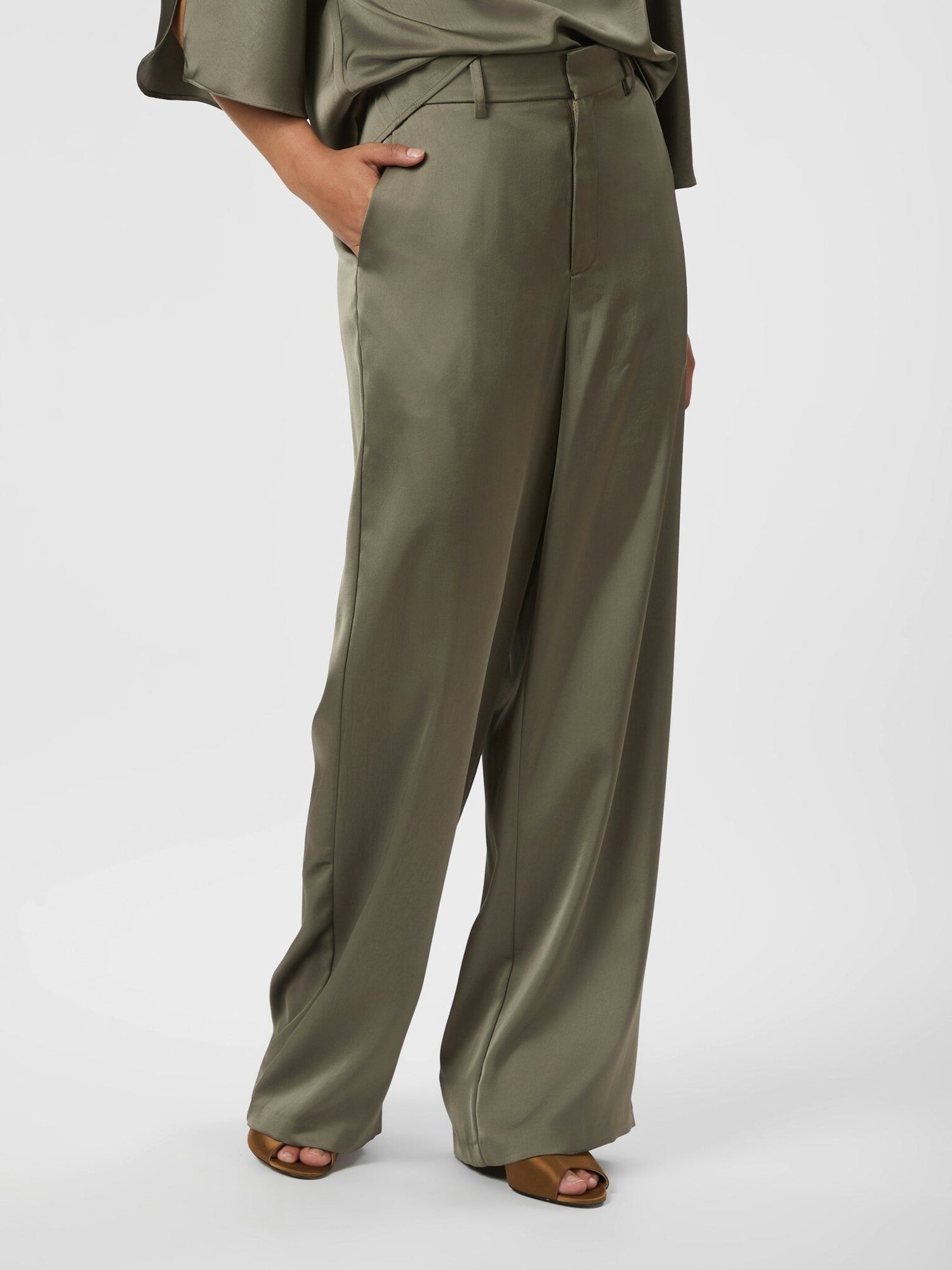 Emmet Heavy Sateen Pants - Cold Army