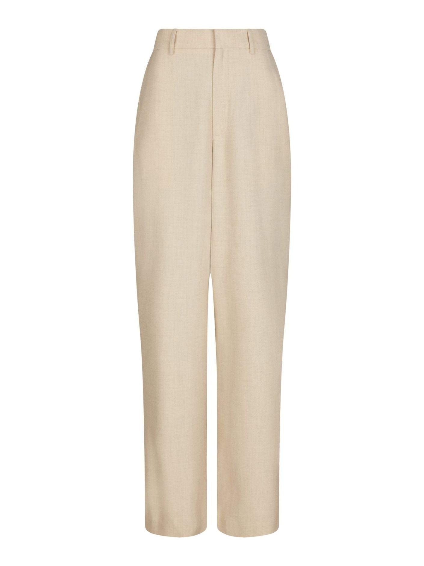 Emmet Melange Pants - Beige Melange