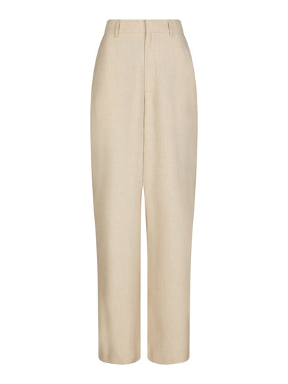 Emmet Melange Pants - Beige Melange