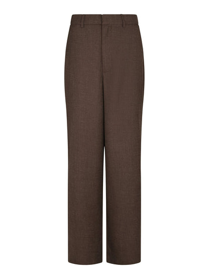 Emmet Melange Pants - Brown Melange