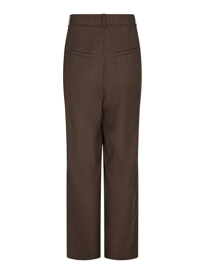Emmet Melange Pants - Brown Melange