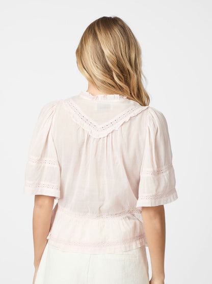 Evienne S Voile Top - Light pink