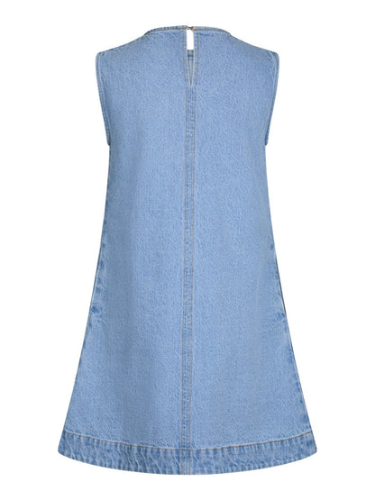 Livo Denim Dress - Light Blue