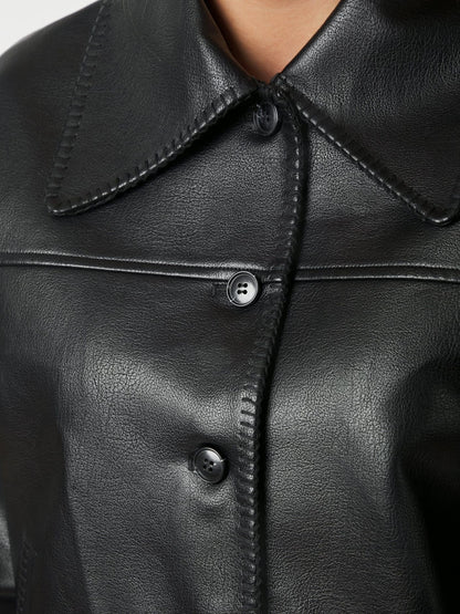 Lunara Collar stitch jacket - Black