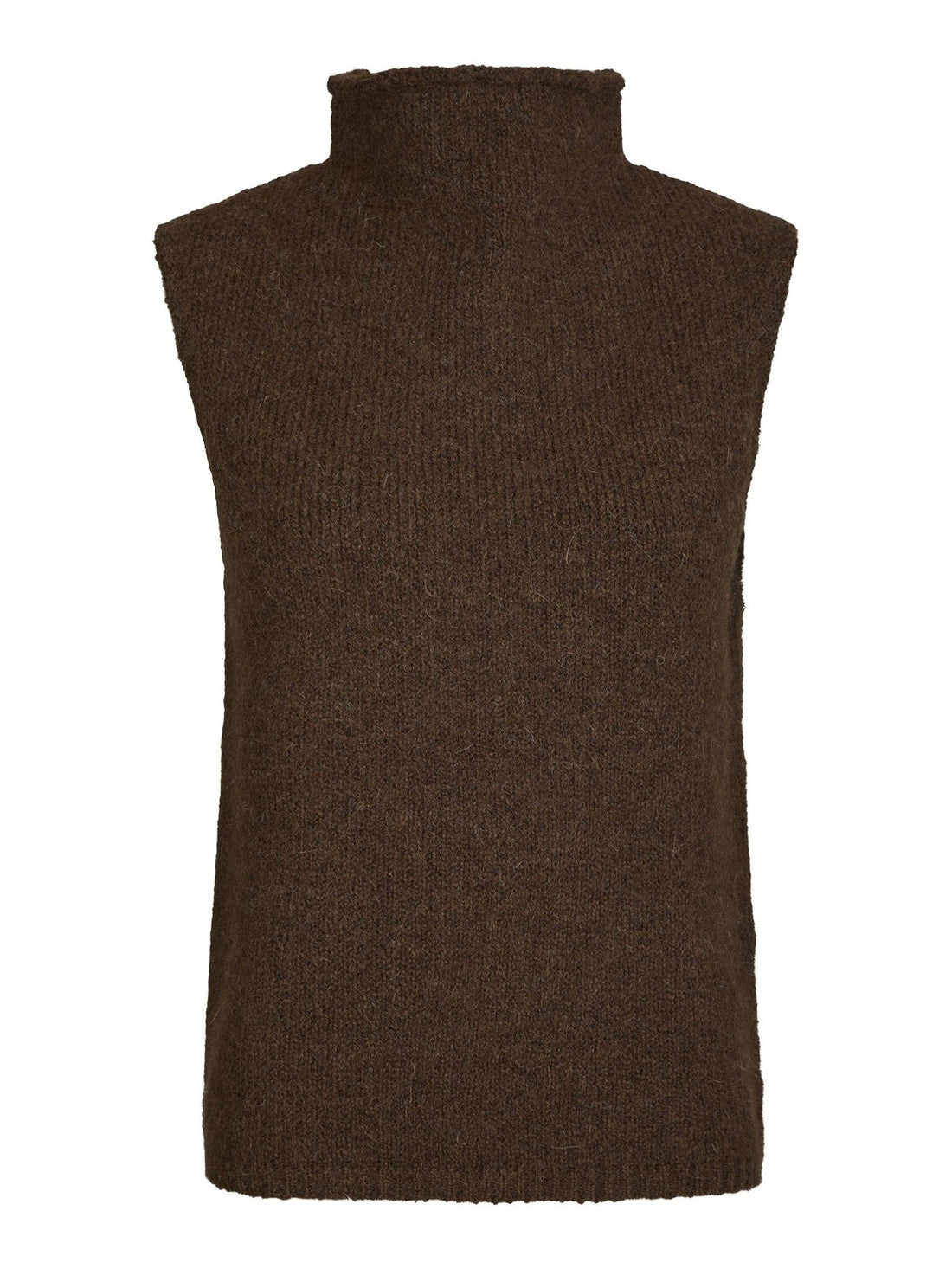 Odelia Knit Top - Brown Melange